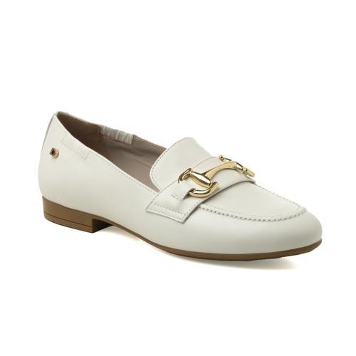 Kadın Oxford ( Klasik) 795233DP Donna Serena Vitello Bianco
