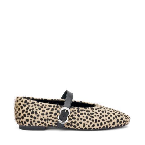 Kadın Babet 69E3 Frau BALLERINAS Leopard