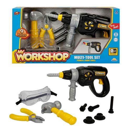 Eğitici Oyuncak Zapp Toys My Workshop Çantalı Tamir Seti 12 Parça Kız Erkek Çocuk Eğitici Eğitic