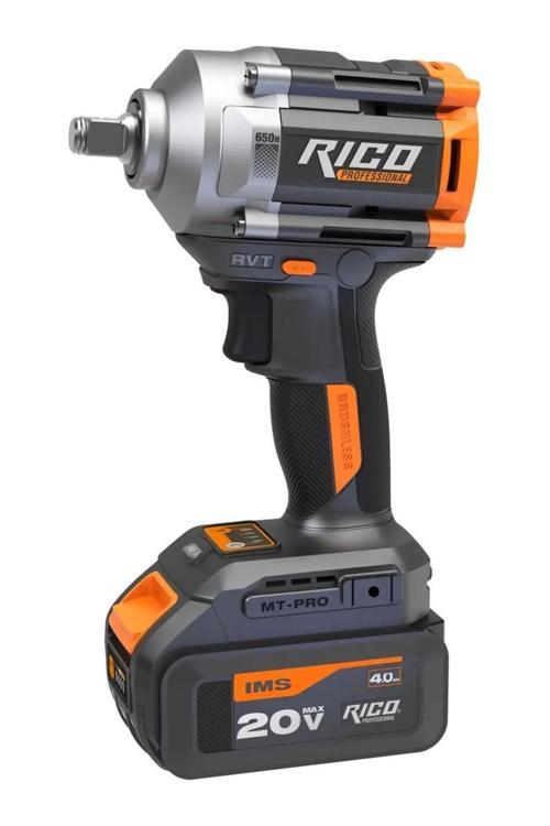 Akülü Somun Sikma Sökme Çi̇Ft Akü 20 V 4 Ah 650 Nm Tork 1''2 Ri̇Co