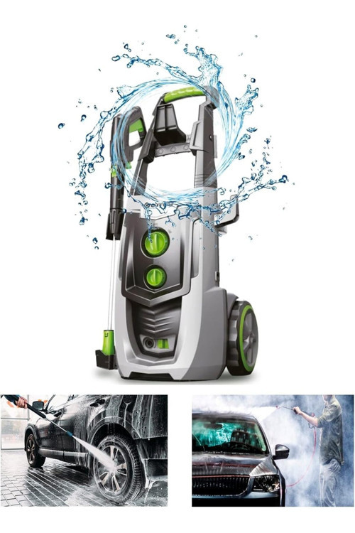 Araç Yıkama Makinası 2500A 195 Bar 2500 Watt Köpüklü İndüksiyon Motor