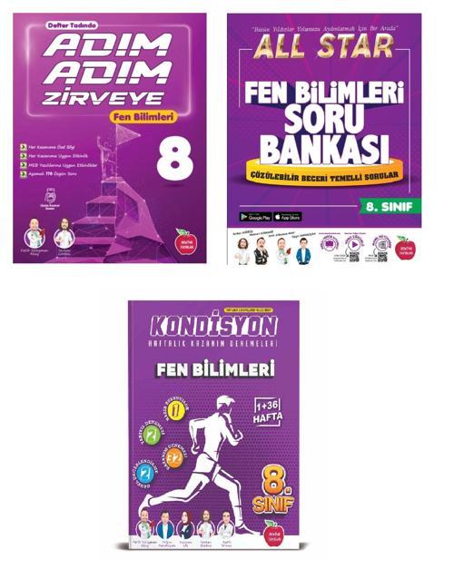 Newton Yayınları 8. Sınıf LGS Fen Bilimleri Soru Bankası Deneme Full Set