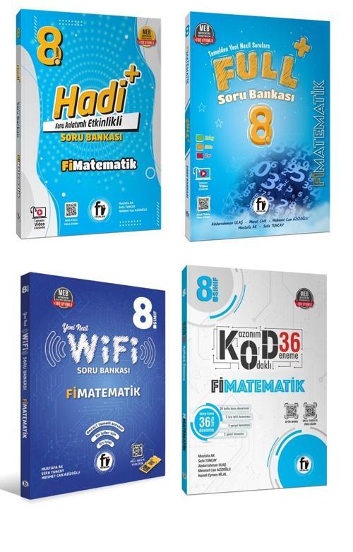 Fi Yayınları 8. Sınıf LGS Matematik Konu Soru Deneme Full Set