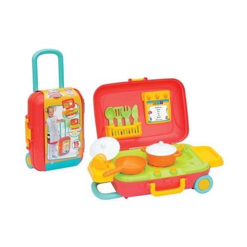 Kız Erkek Çocuk Oyuncak 03477 MUTFAK SET BAVULUM Kız Erkek Çocuk Eğitici