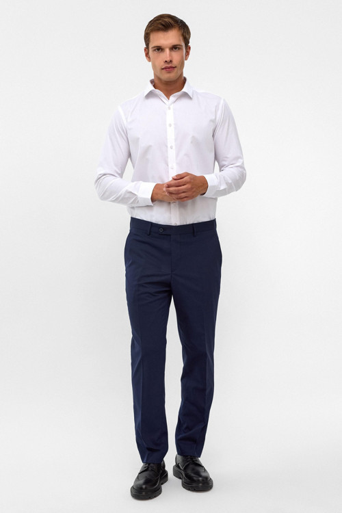 Bol Kalıp Geniş Paça Premium Kalite Düz Erkek Kumaş Pantolon