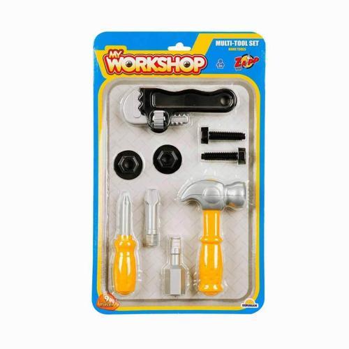 Kız Erkek Çocuk Oyuncak 3718 Zapp Toys My Workshop Çantalı Tamir Seti 12 Parça -Sunman Kız Erkek Çocuk Eğitici Öğretici Oyun