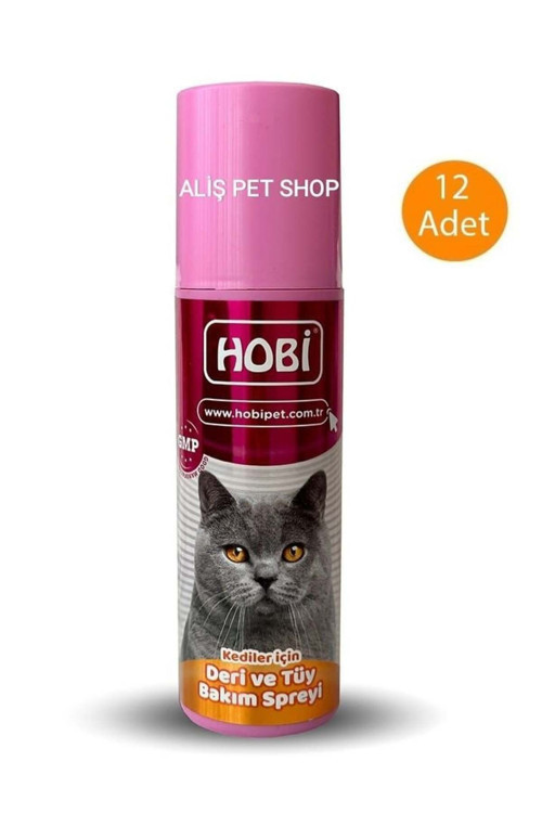 Kediler İçin Deri Ve Tüy Bakım Spreyi 200 Ml X 12 Adet