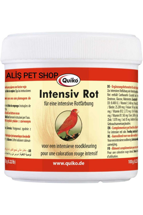İntensive Ret Kırmızı Renk Boyası 100Gr ( Paket)
