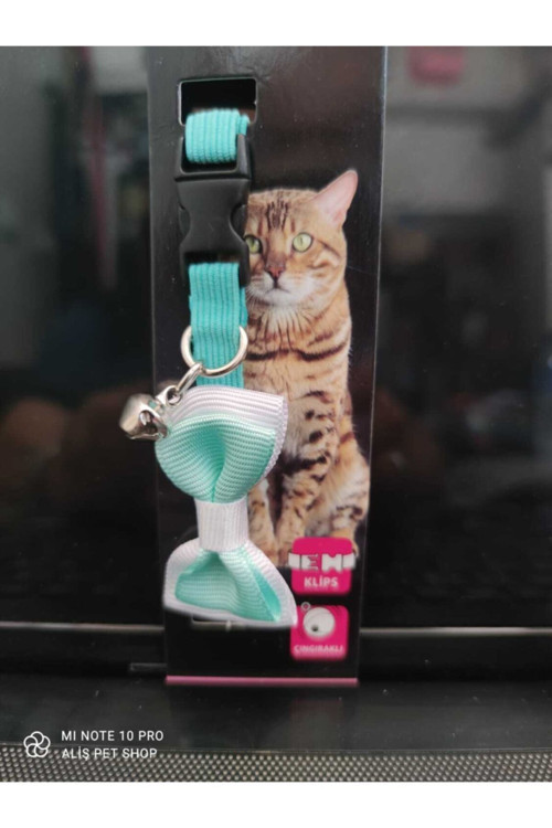 Kedi & Köpek Için Papyon Boyun Tasması Çıngıraklı Ve Ayarlanabilir