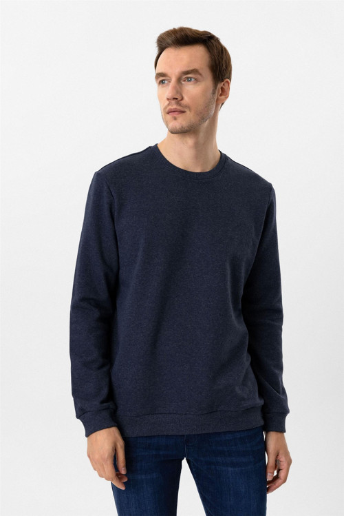 Oversize Kalıp O Yaka 3 İplik Yumuşak Dokulu Sweat