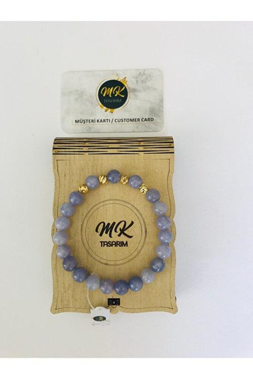 Gerçek Mor Kuvars Taşi Bileklik MKT6006