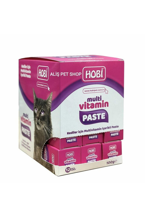 Multivitamin Paste Kediler İçin Multivitamin İçerikli Pasta 100Gr X 12 Adet