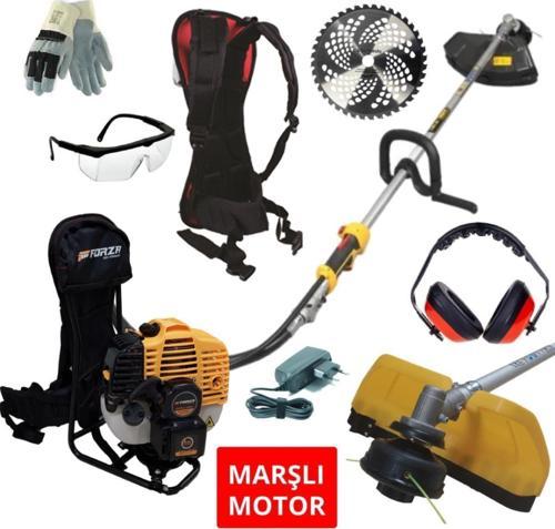 BC520TF-2 Marşlı Benzinli Motorlu Sırt Tırpanı
