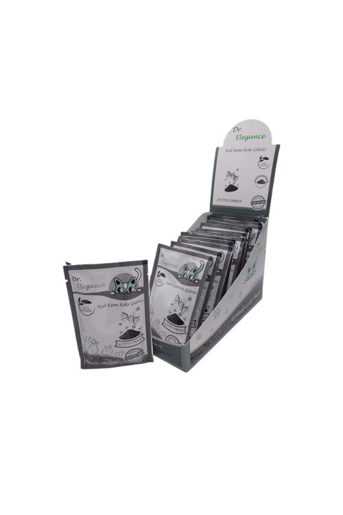 Dr.Elegance Kedi Kumu Koku Giderici Aktif Karbon 25Gr X 20 Adet