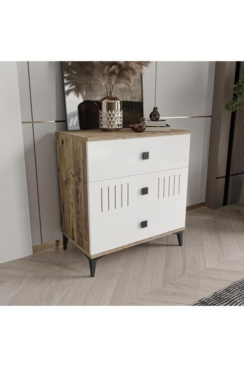 Arya 3 Çekmeceli Tamamı Mdf Şifonyer