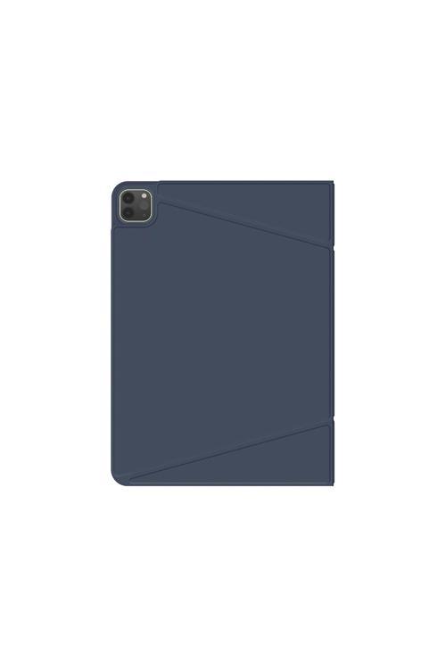 İpad Air 13 2024 Magnetik Standlı Kılıf Matte Pro Mag Folio Mavi