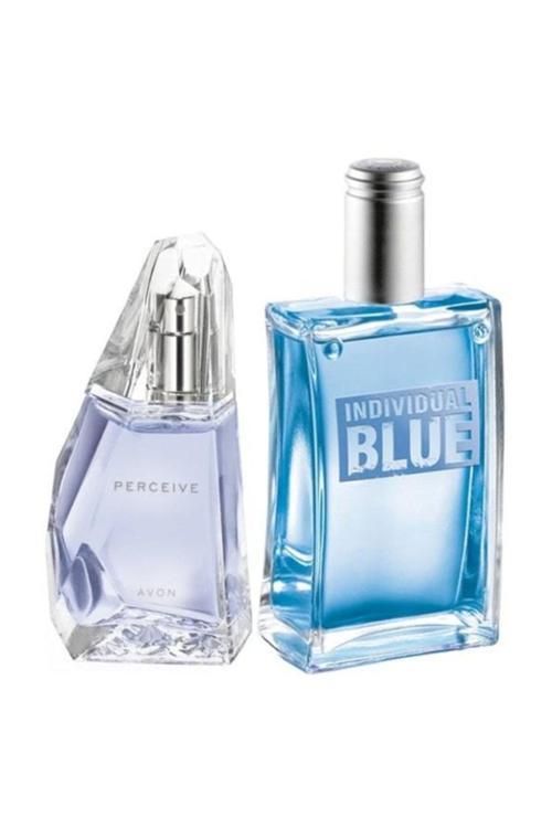 Perceıve 50 Ml  Bayan Parfüm + Indıvıdual Blue 100 Ml Erkek Parfüm Seti