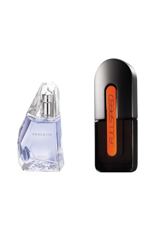 Perceive Edp 50 Ml  Kadın Parfümü + Full Speed Edp 75 Ml Erkek Parfümü Seti 5000Parfum0007