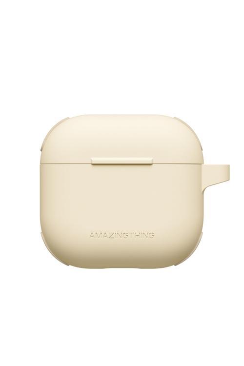 Airpods 4 Kılıf Airbag Köşe Tasarımlı Omni Serisi Silikon Kılıf Desert Titanyum