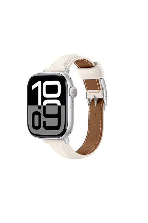 Watch 10 46Mm Glamour Class Deri Kordon Krem