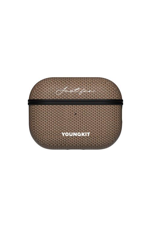 Airpods Pro Kılıf Magsafe Uyumlu Aramid Fiber Youngkit 1500D Kevlar Extreme Wing Serisi Gold