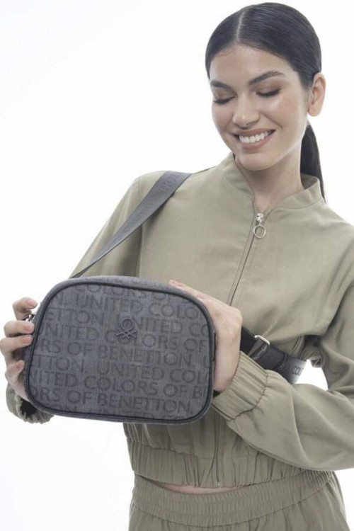 Bennetton Kadın Çapraz Çanta BNT_1128 Benetton Gri