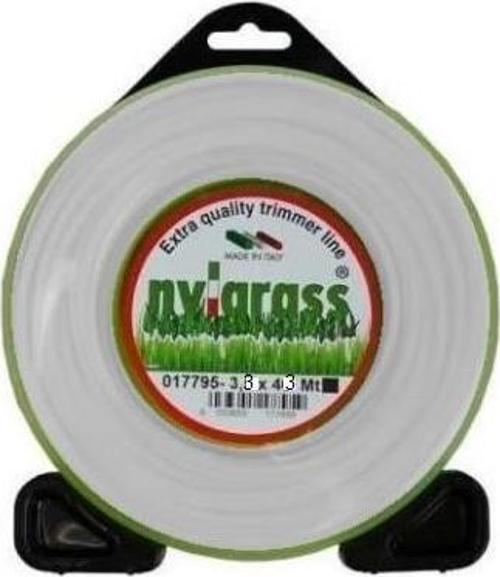 Tırpan Misinası Beyaz Altıgen 3.3 mm 43 mt