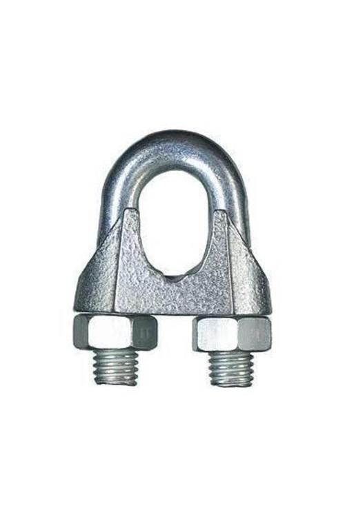6Mm Çelik Halat Klemensi Dın 741, 10 Adet