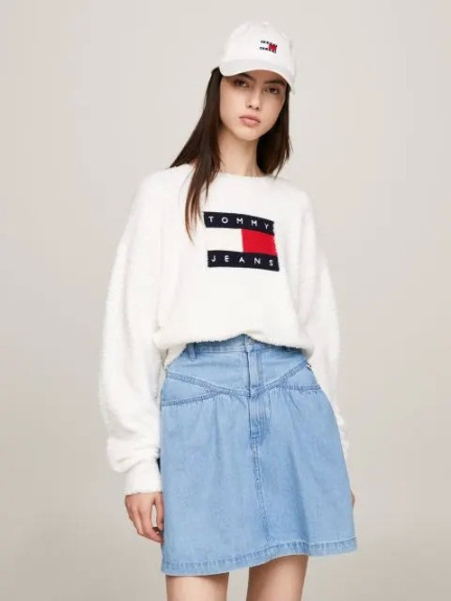 TJW Kutu Kesim Armalı Kadın T-shirt DW0DW22202YBH