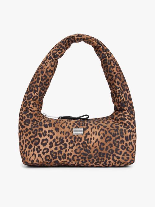 TJW Urban Leopar Desenli Omuz Kadın Omuz Çantası AW0AW1824101R