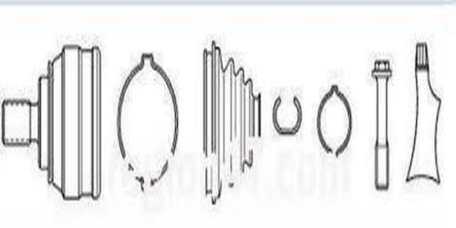 AKS KAFASI DIŞ A3 (8P1) 2.0 16v TDi 2006-2008 MT A:36 C:59,5 B:27 H:40,1 L:65,7