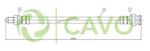 FREN HORTUMU ARKA 205 CTI GTI 1.9 85-