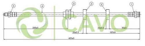 FREN HORTUMU ÖN ALFA 147 156 C2