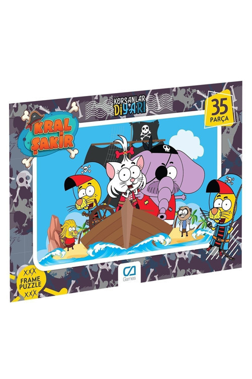 CA 5049-5050 Kral Şakir Frame Puzzle 35 Parça-CA Games