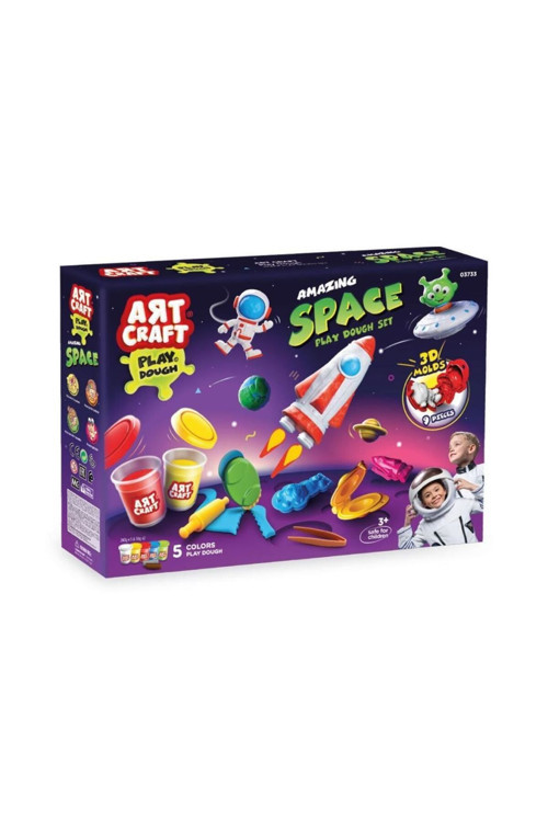 03733 İnanılmaz Uzay Oyun Hamur Seti 380 gr -Dede