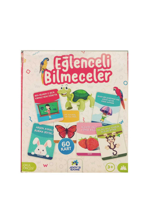Eğlenceli Bilmeceler /60 kart- 3 Yaş