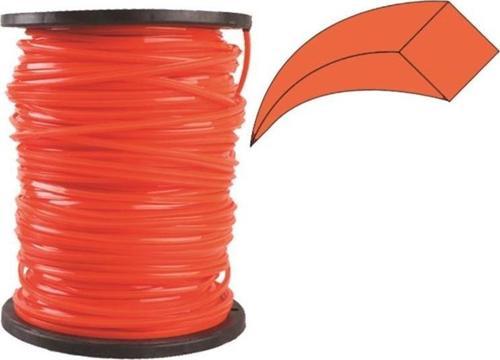 Motorlu Tırpan Misinası Kare Turuncu 4 mm 225 mt