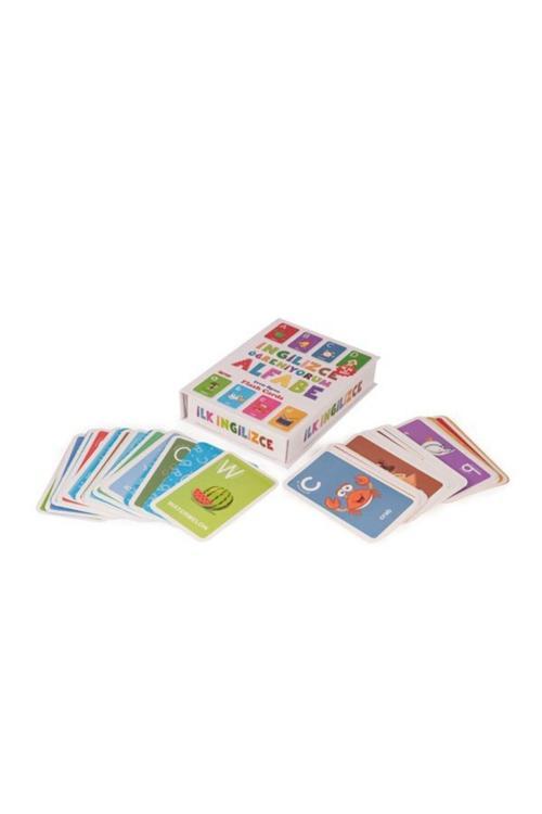 Dıy Toy Flash Card Ingilizce Öğreniyorum Alfabe Kartları