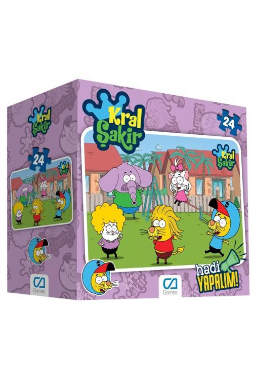 Kral Şakir Lisanslı 24 Parça 50x70cm Çocuk Yer-Zemin Puzzle Yapboz Serisi