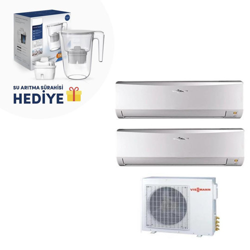 Vitoclima Multi 1+2 Sistem (O3F3062M2) 12+12 İç 6,8 Dış Ünite