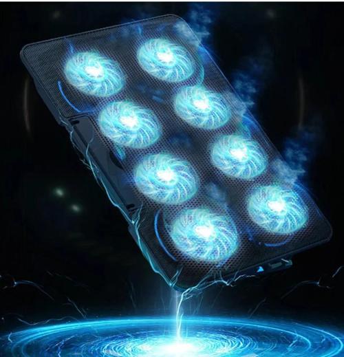 8 Fanlı RGB Işıklı Gaming Notebook Soğutucu – Yükseklik Ayarlı