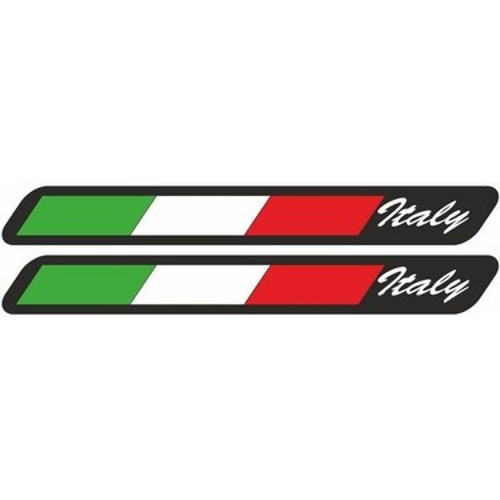 İTALY 3 LÜ LOGO DAMLA STICKER