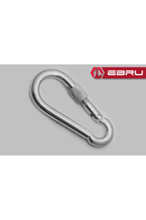 Vidalı Karabina, Kanca, Çengel 8Mm - 25 Adet