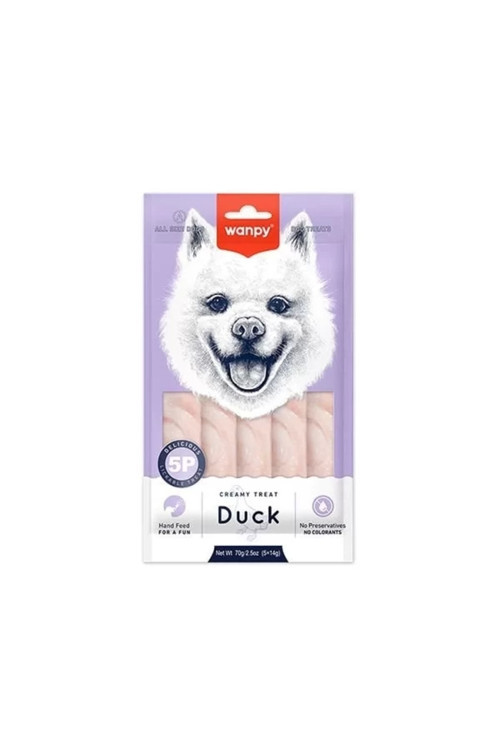 Krema Ördekli Sıvı Köpek Ödülü 5X14 Gr