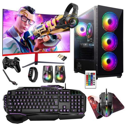 Tx5292 i5 9400F 16GB Ram 512GB SSD 4GB GTX750Ti 27 inç 100Hz Curved Oyun Hazır Sistem