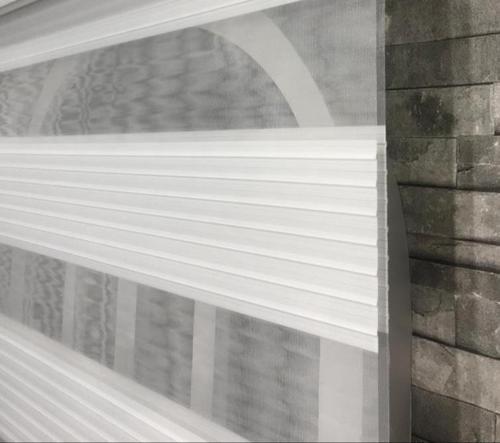 Beyaz Geniş Plise Zebra Stor Güneşlik Perde STB480-D