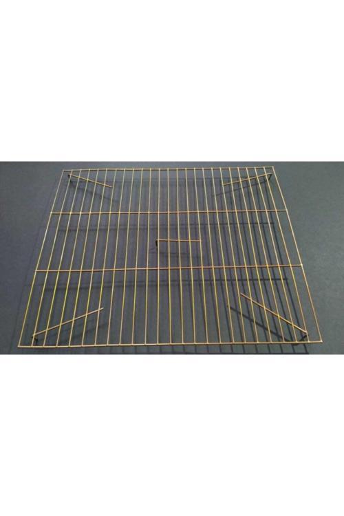 40X32 Üretim Kafesi Taban Izgarası Ayaklı Gold Renk