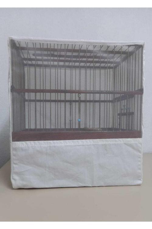 Ahşap Kafes Örtüsü Komple Kapalı 28X30X17 Fermuarlı Kople Kapalı