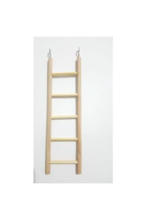 Ahşap Kuş Merdiveni 21X6 Cm 5 Basamak