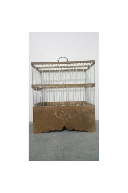 Ahşap Tel Geçme Kafes Oymalı 32X28X17